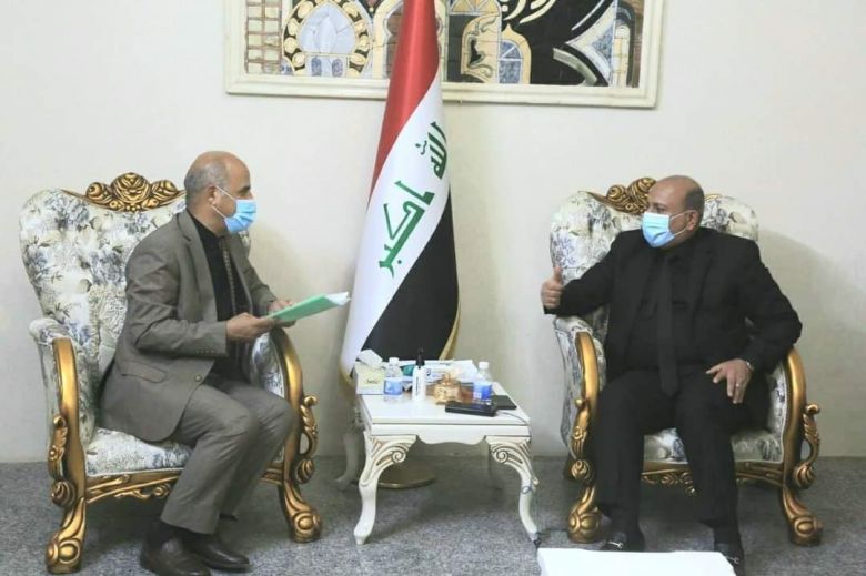 محافظ كربلاء المقدسة يلتقي مدير شبكة الاعلام العراقي في كربلاء المقدسة