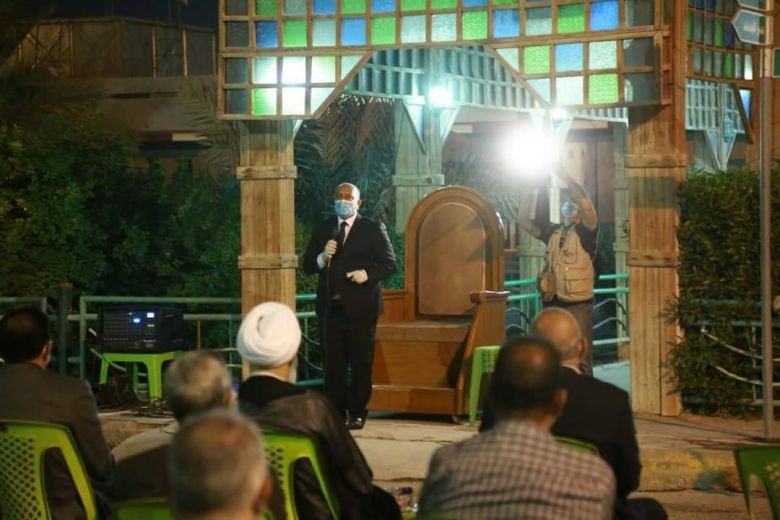 الخطابي يشارك المعزين في حفل استذكار الكوادر الطبية والتمريضية في المحافظة