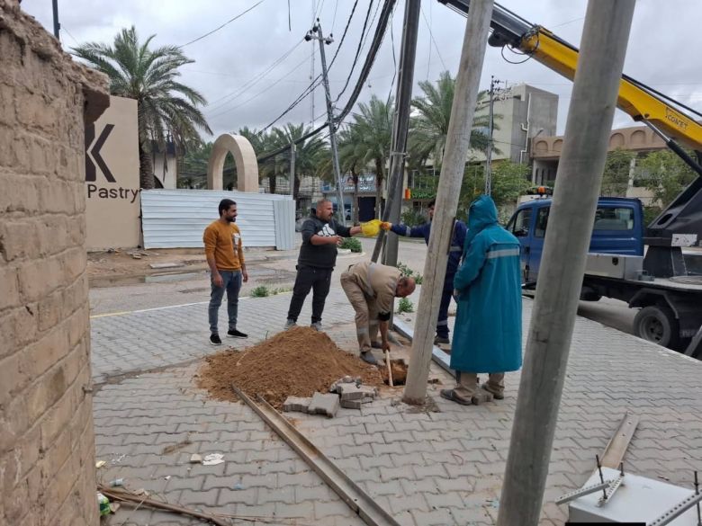 بخطة طوارئ متكاملة.. كهرباء كربلاء تسرّع استقرار الشبكة بعد الأضرار