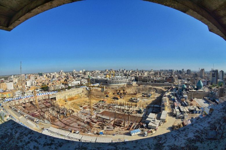 مشروع صحن العقيلة زينب (عليها السلام) في مدينة كربلاء المقدسة (تقرير مصوّر)