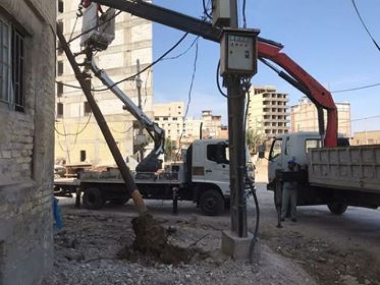 قطاع المركز تؤهل الشبكة الكهربائية للشارعين المؤديين إلى بابي القبلة والسلالمة