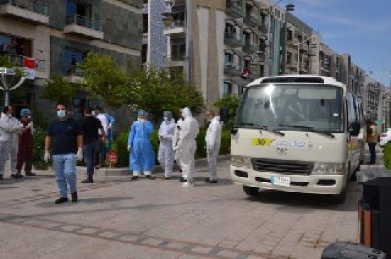 مغادرة وجبة جديدة من (الاستضافة الصحية) وتسجيل حالتي شفاء في كربلاء