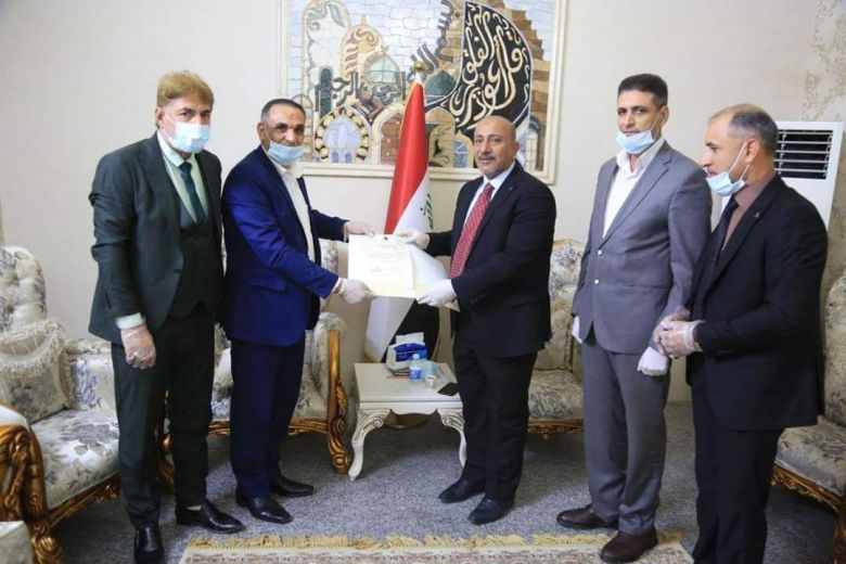 محافظ كربلاء المقدسة يلتقي رئيس وأعضاء فرع نقابة الصحفيين ويشيد بدور الإعلام في المحافظة