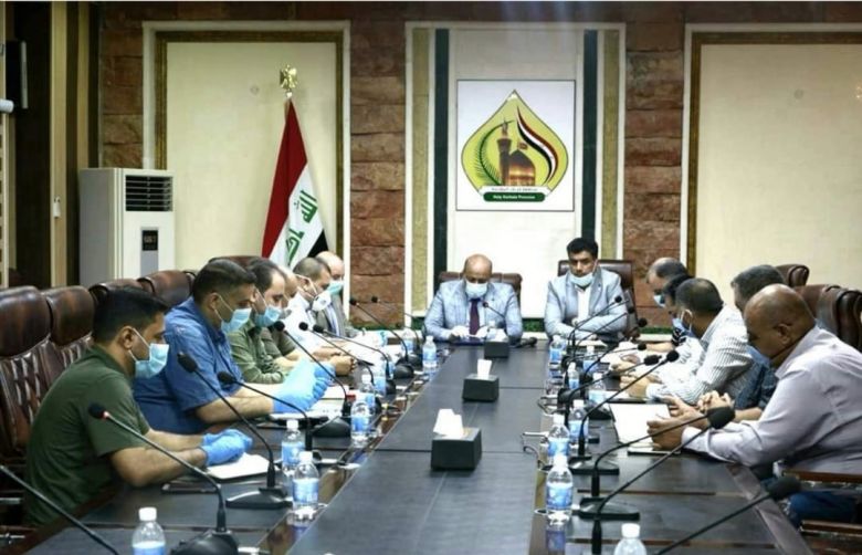 بحضور نيابي، مشاربع قضاء الحر على طاولة توجيهات محافظ كربلاء المقدسة