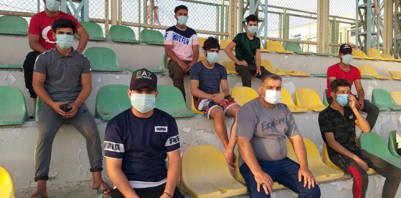 مديرية شباب ورياضة كربلاء  تباشر بفحص اللاعبين للتأكد من سلامتهم