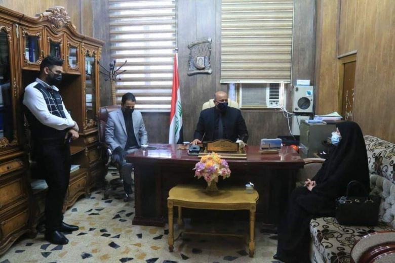 محافظ كربلاء المقدسة يزور مديرية التسجيل العقاري الثانية