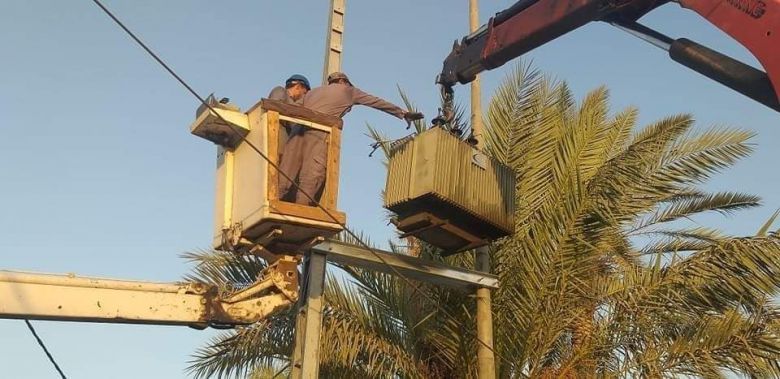 ضمن صدى توجيهات الخطابي، ناحية الخيرات تشهد مشروع كهربائي جديد