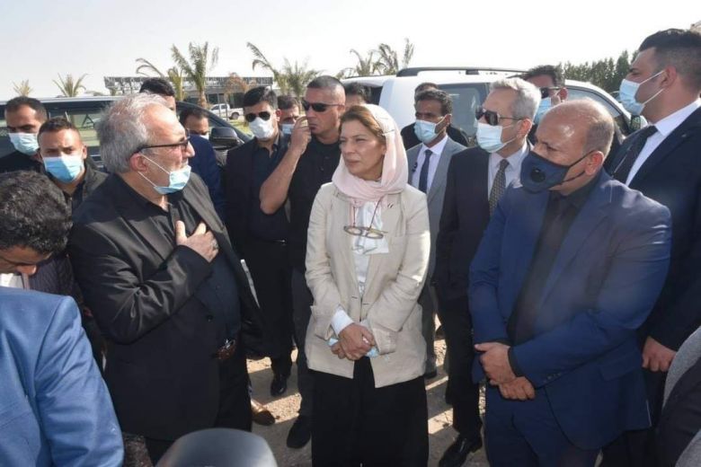 محافظ كربلاء المقدسة من مطار كربلاء الدولي يؤكد سعيه لانجاز هذا المشروع