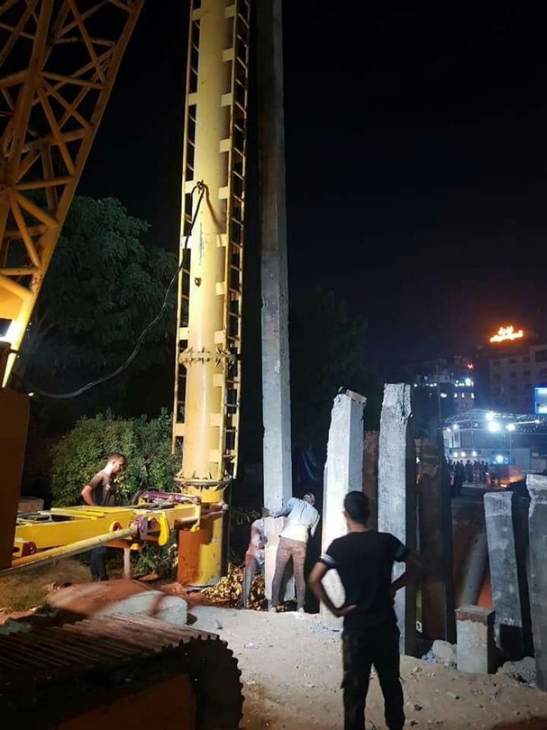 طرق وجسور كربلاء تشرف على تعريض جسري مدخل ومخرج باب بغداد
