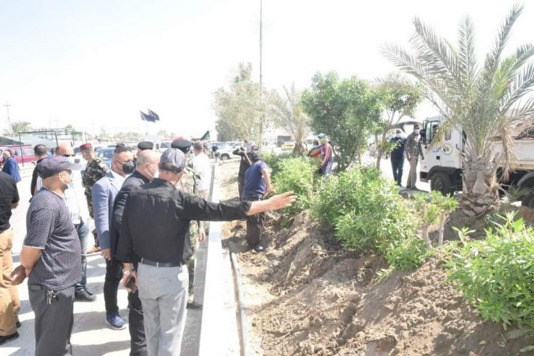 الخطابي يتابع بصورة مباشرة الخدمات المقدمة على حدود كربلاء