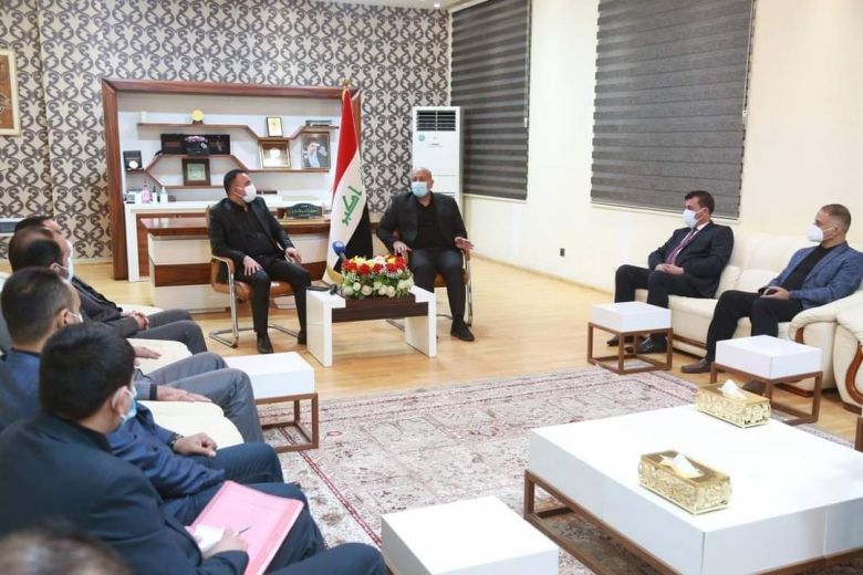 محافظ كربلاء المقدسة يستقبل وزير الصحة لبحث خطة زيارة الأربعين