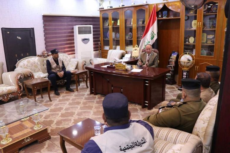 تربية كربلاء تبحث مع الشرطة المجتمعية ظواهر المجتمع السلبية وسبل تجنبها