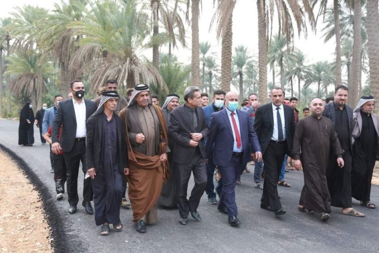 باشراف مباشر :الخطابي يؤكد على سرعة انجاز المشاريع في كربلاء
