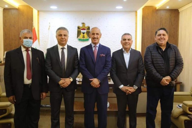 درجال يستقبل شركة تركية لبحث اليات إكمال ملعب كربلاء الدولي