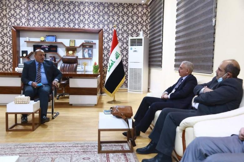محافظ كربلاء المقدسة يستقبل وفدا من الحكومة المحلية لمحافظة نينوى