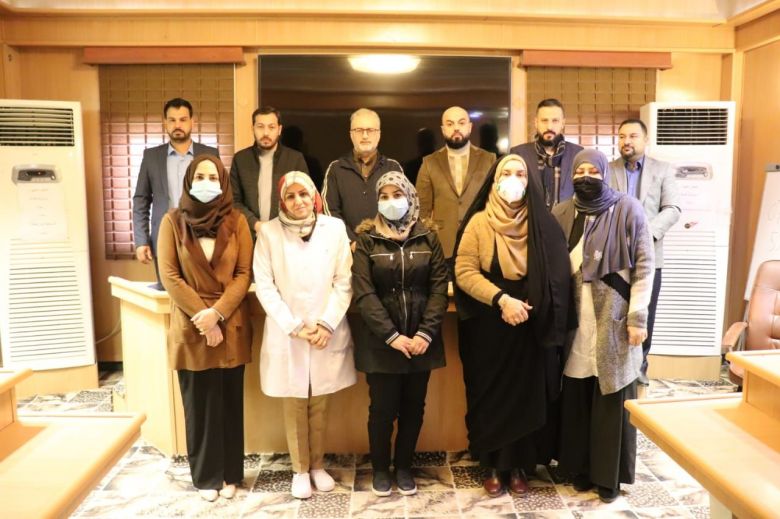 صحة كربلاء تختتم دورة تدريبية تبحث موضوع  مهارات التواصل وفن الحوار الطبي
