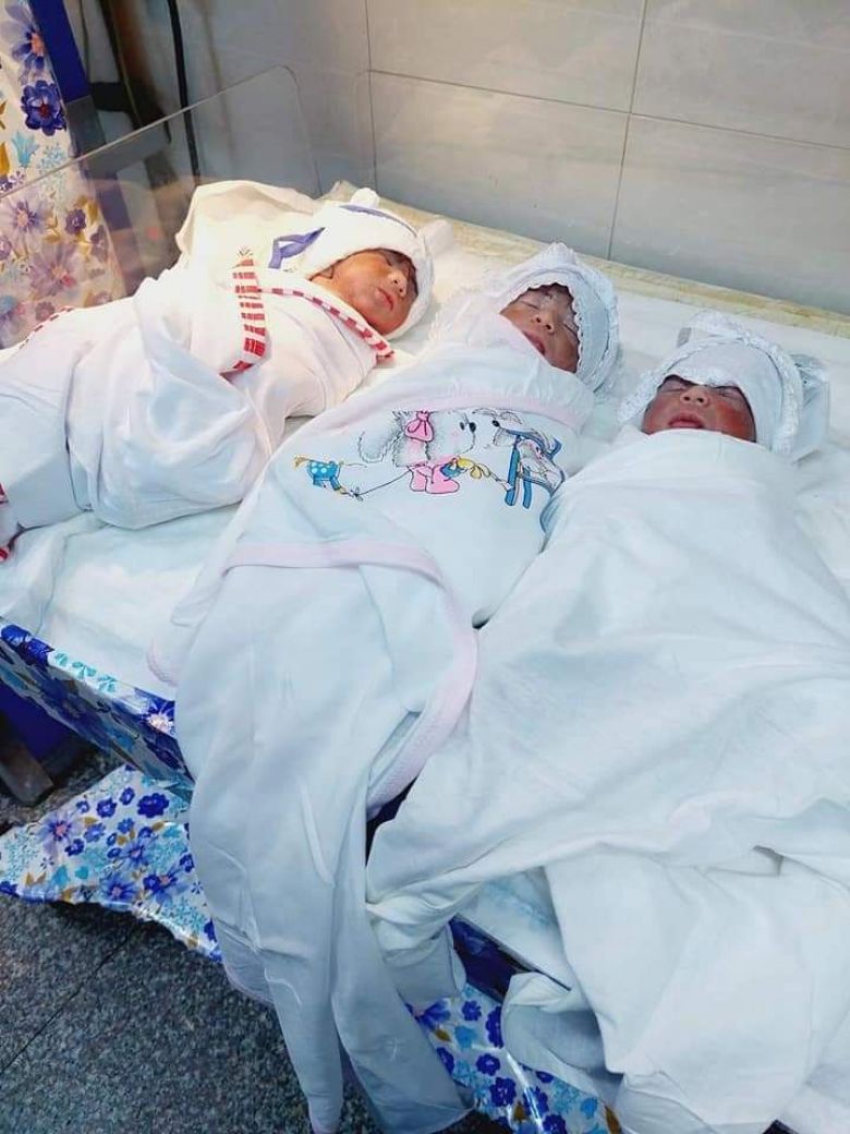 ولادة ثلاث توائم في مُستشفى النسائية والتوليد التعليمي بكربلاء
