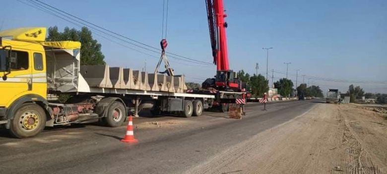 الطرق والجسور توضح اسباب غلق استدارة على طريق كربلاء بغداد