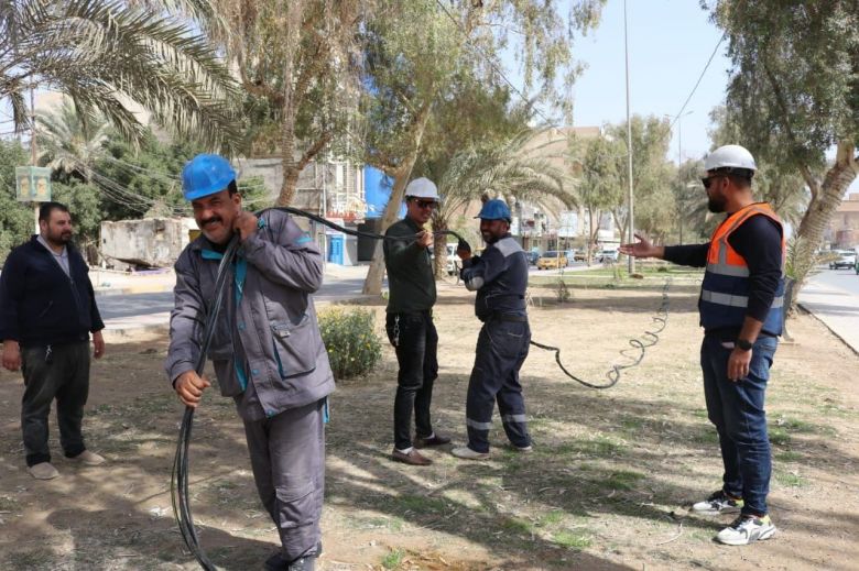 مديرية توزيع كهرباء كربلاء: ايام معدودة تشهد اعمال متفرقة و جهود متواصلة و عمل دؤوب