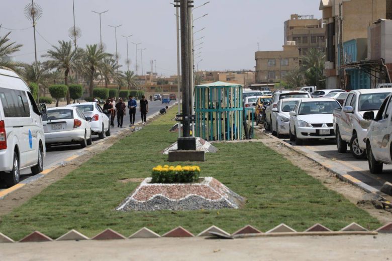 بلدية كربلاء تنفذ  مشاريع عدة وتعمل على زيادة المساحات الخضراء في المحافظة