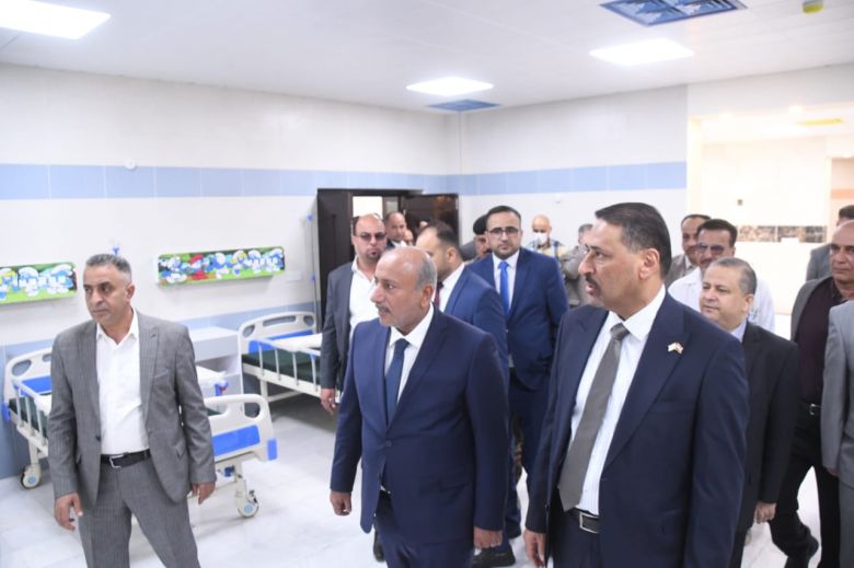 وزير الصحة والخطابي يفتتحان مستشفى كربلاء التعليمي للاطفال بسعة 242 سريرا