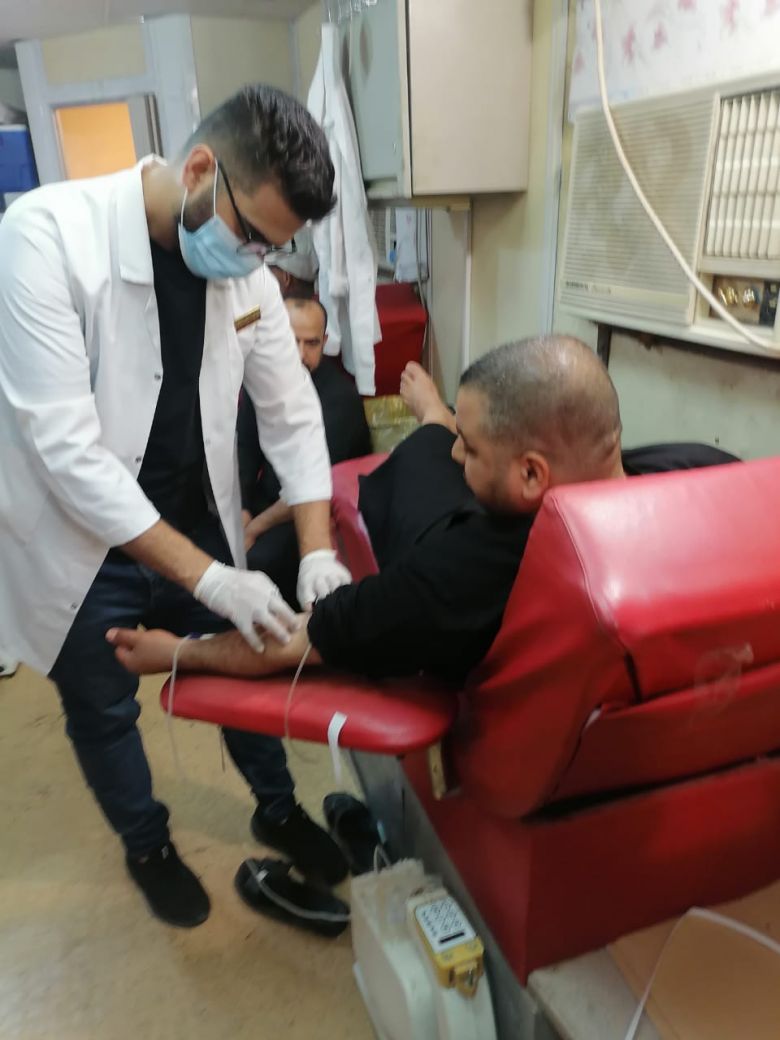 مصرف الدم: مستمرون بحملات تبرع الدم في كربلاء