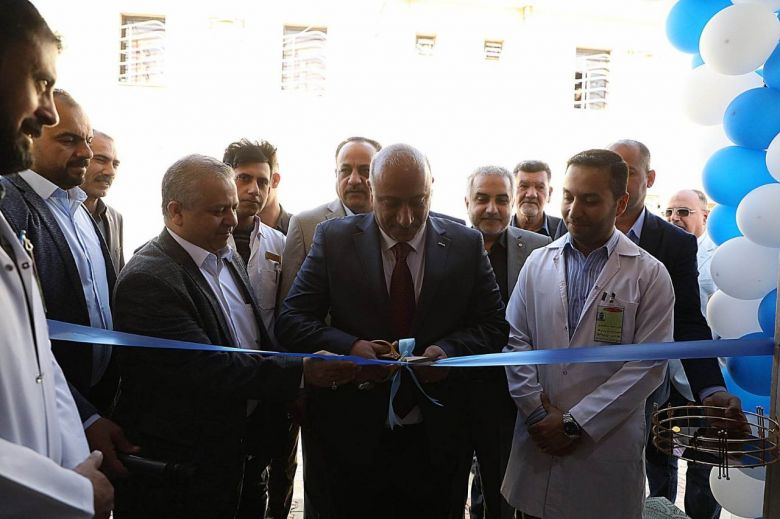 محافظ كربلاء يفتتح الموقع الجديد لبناية الغسل الكلوي الدموي في مُستشفى الأطفال