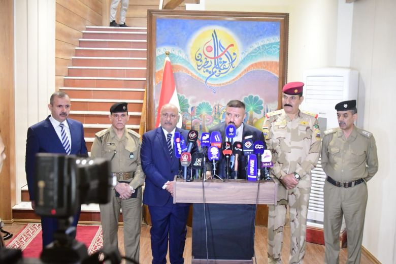 محافظ كربلاء يعقد مع وزير الداخلية مؤتمراً صحفياً هاماً في ديوان المحافظة