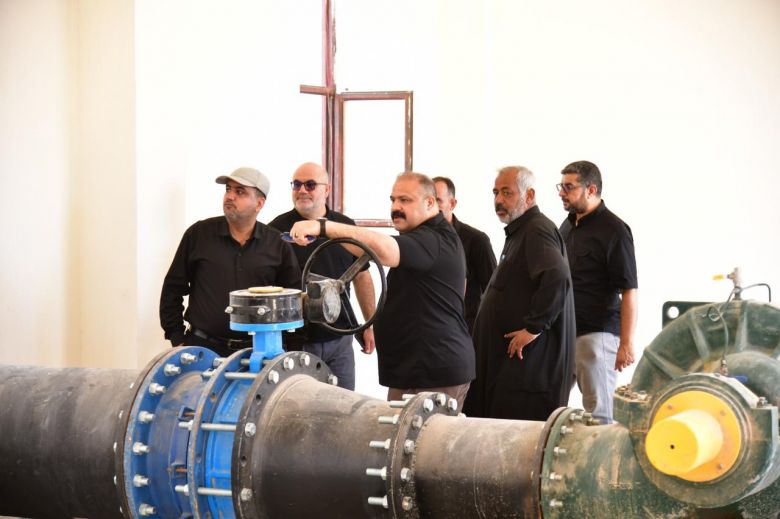 ماء كربلاء تعلن ارتفاع نسب الإنجاز الى ٩٠٪؜ في مشروع ماء مدينة الحسين (ع)