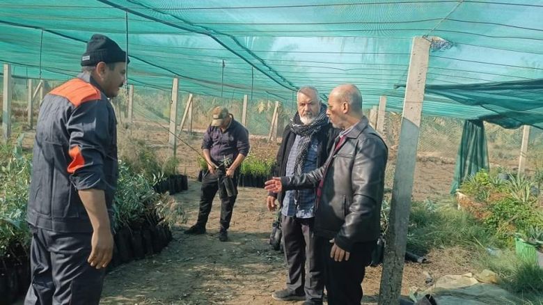 فريق ايزو كربلاء يشرع بزيادة المساحات الخضراء في المحافظة