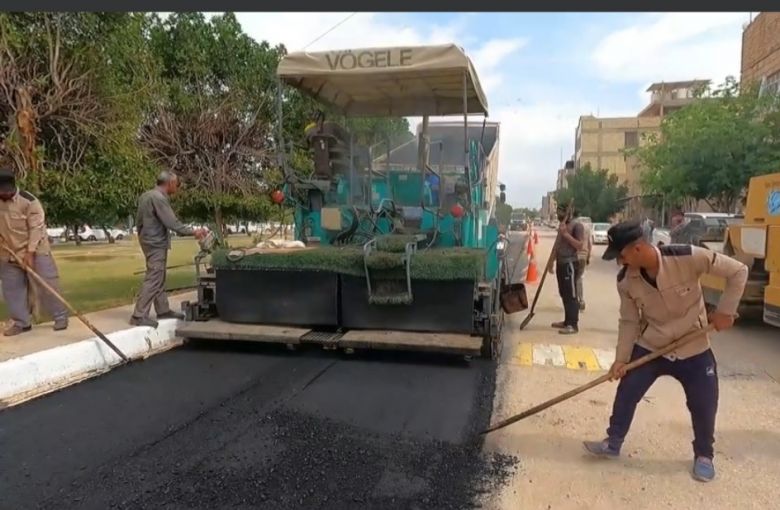 بلدية كربلاء تواصل العمل على توسعة شارع الامام العباس (ع)