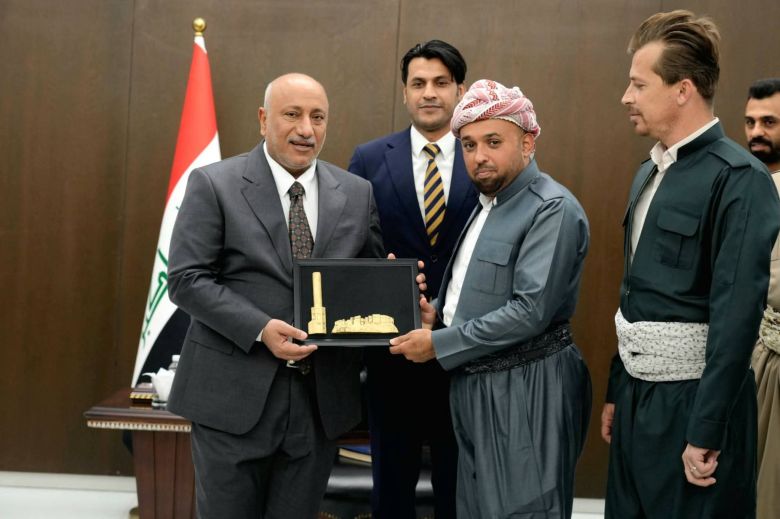 محافظ كربلاء المقدسة يلتقي شباب إقليم كردستان ضمن برنامج التلاقي والتبادل الشبابي