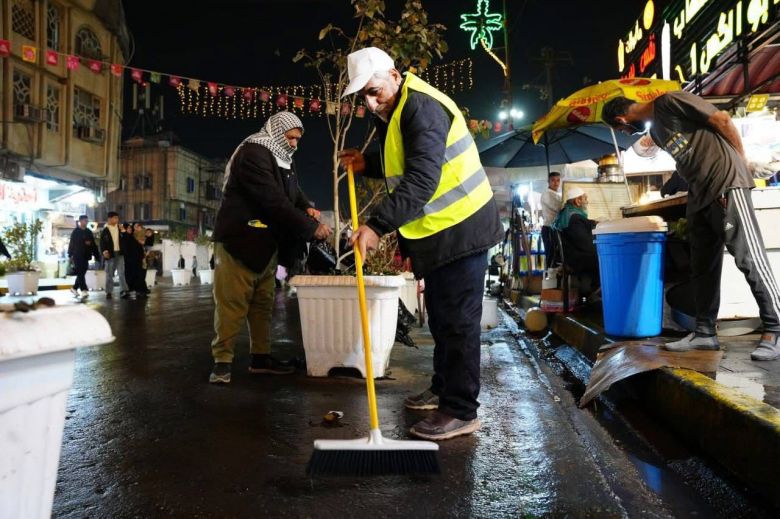 بلدية كربلاء تستنفر ملاكاتها لتنفيذ الخطة الخدمية الخاصة بزيارة النصف من شعبان