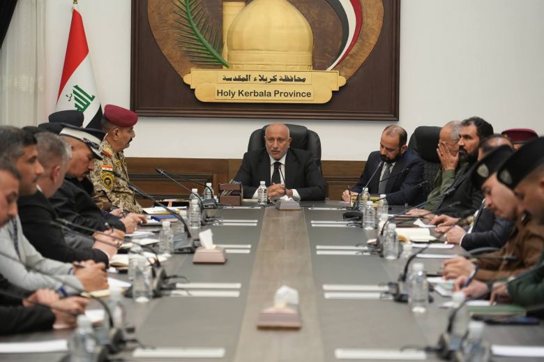 نصيف جاسم الخطابي يترأس الاجتماع الدوري للجنة الأمنية العليا في كربلاء