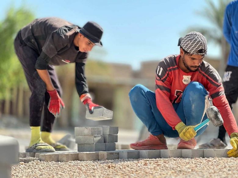 بلدية الحر.. تواصل تأهيل ستة شوارع ضمن القضاء